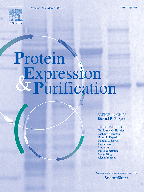 Go to journal home page - Protein Expression and Purification